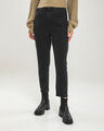 Jeans Mom Fit Negro,NEGRO